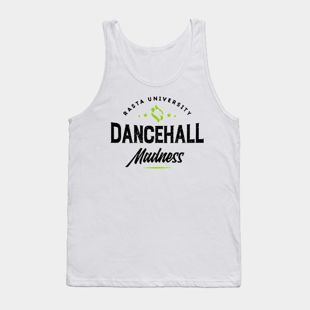 Rasta University Dancehall Madness Reggae Tank Top by rastauniversity